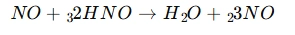 3. جذب NO₂ در آب و تولید HNO₃